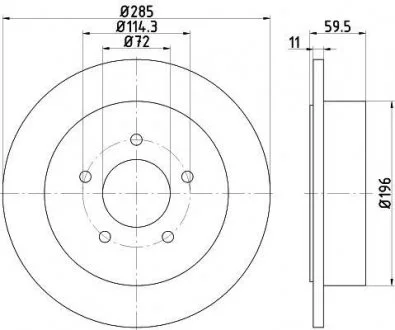 Гальмівний диск TEXTAR 92169403
