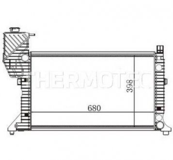 Радіатор THERMOTEC D7M004TT