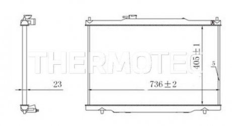 Радіатор THERMOTEC D7P019TT (фото 1)