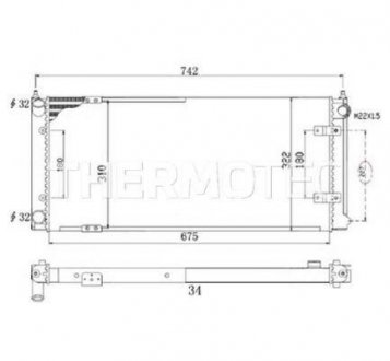 Радіатор THERMOTEC D7W028TT (фото 1)