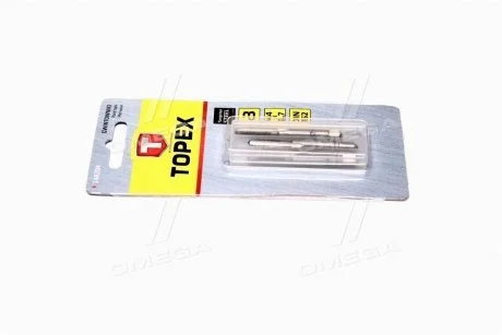 Мітчики M4, набір 3шт.*1 уп. Topex 14A204