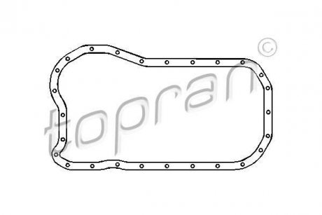 Прокладка масляного поддона TOPRAN TOPRAN / HANS PRIES 100098