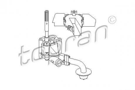 Насос масла TOPRAN TOPRAN / HANS PRIES 100256