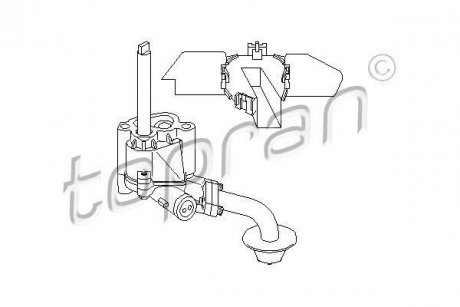 Насос мастила TOPRAN / HANS PRIES 100257