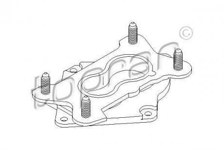 Резиновый фланец карбюратора TOPRAN / HANS PRIES 100961