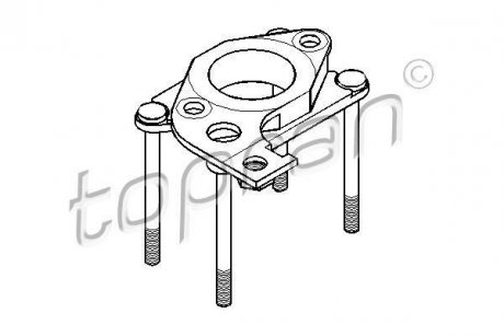 Резиновый фланец карбюратора TOPRAN TOPRAN / HANS PRIES 101002