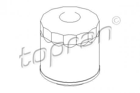 Фильтр масла TOPRAN / HANS PRIES 101519