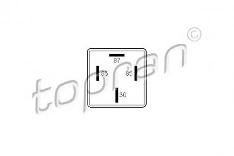 Реле, рабочий ток TOPRAN / HANS PRIES 102409