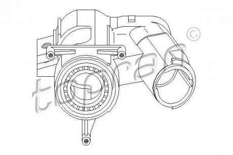 Замок вала руля TOPRAN / HANS PRIES 102413