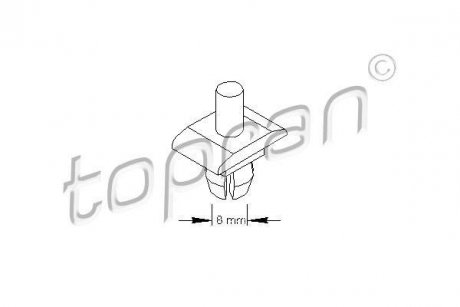 Пружинный зажим TOPRAN / HANS PRIES 102662