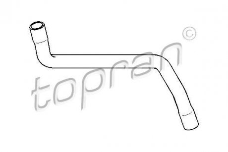 Патрубок системы охлаждения TOPRAN / HANS PRIES 102999