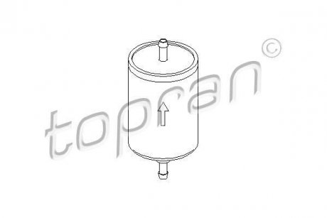 Фильтр топлива TOPRAN TOPRAN / HANS PRIES 103023