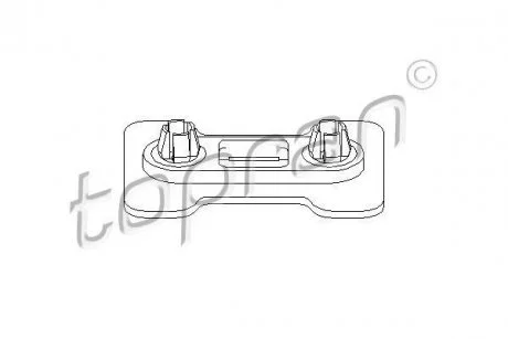 Фото кронштейн, буфер TOPRAN / HANS PRIES 103090 Кронштейн, буфер TOPRAN / HANS PRIES 103090