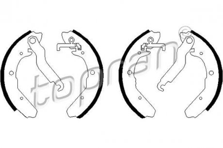 Тормозные колодки.) TOPRAN TOPRAN / HANS PRIES 103289