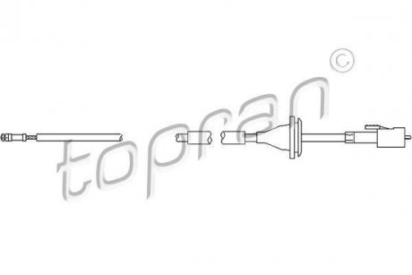 Трос спідометра TOPRAN / HANS PRIES 103336