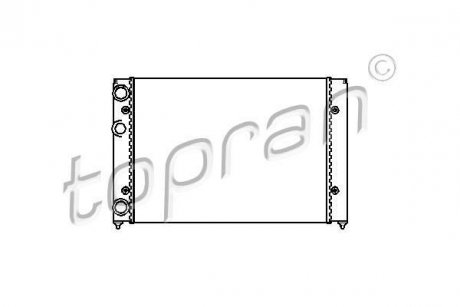 Радиатор, охлаждение двигателя TOPRAN / HANS PRIES 103985