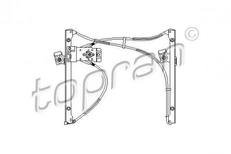 Стеклоподъемник TOPRAN / HANS PRIES 104044