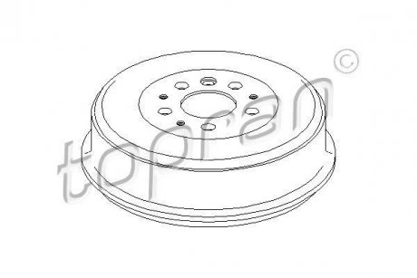 Тормозной барабан TOPRAN TOPRAN / HANS PRIES 104083