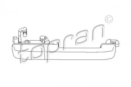 Ручка дверей TOPRAN / HANS PRIES 108483