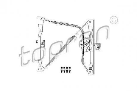 Стеклоподъемник для окон TOPRAN / HANS PRIES 108668