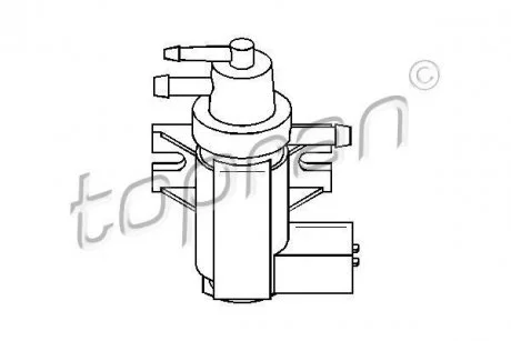 Клапан керування електропневматичний TOPRAN / HANS PRIES 108816