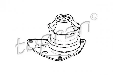 Подушка двигателя TOPRAN / HANS PRIES 110125