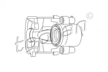 Тормозной суппорт TOPRAN TOPRAN / HANS PRIES 110283