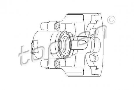 Тормозной суппорт TOPRAN TOPRAN / HANS PRIES 110289