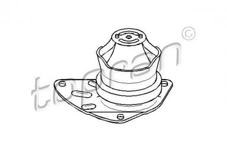 Подушка двигателя TOPRAN / HANS PRIES 110317 (фото 1)