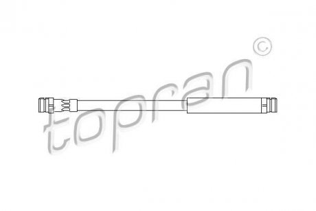 Шланг тормозной TOPRAN / HANS PRIES 110396