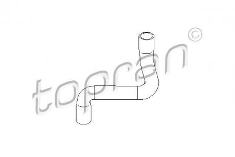 Шланг гумовий системи охолодження TOPRAN / HANS PRIES 110492