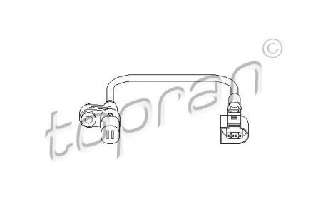 Датчик частоты вращения колеса TOPRAN TOPRAN / HANS PRIES 110723