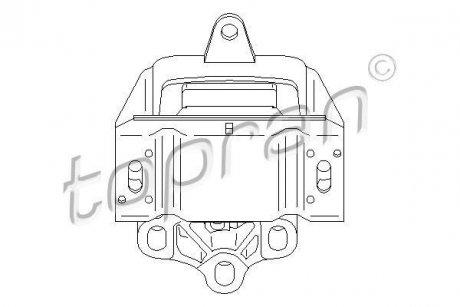 Подушка двигателя TOPRAN TOPRAN / HANS PRIES 110760