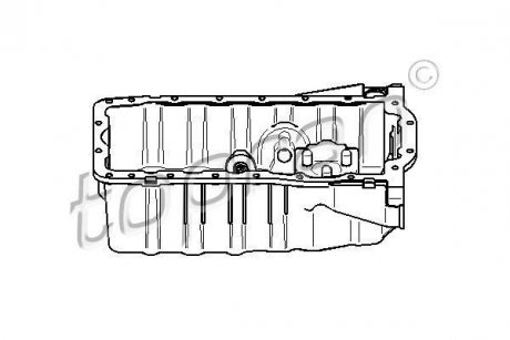 Масляний піддон TOPRAN TOPRAN / HANS PRIES 110914