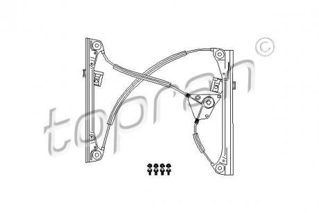 Стеклоподъемник TOPRAN / HANS PRIES 111265