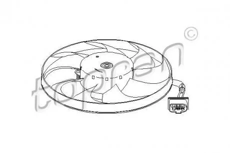Фото вентилятор, охлаждение двигателя TOPRAN / HANS PRIES 111351 Вентилятор, охлаждение двигателя TOPRAN / HANS PRIES 111351