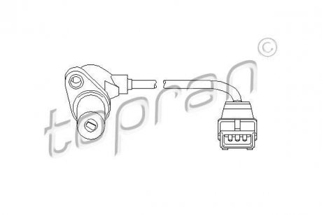 Датчик оборотов коленвала TOPRAN / HANS PRIES 111378
