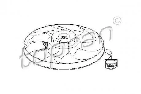 Фото вентилятор, охлаждение двигателя TOPRAN TOPRAN / HANS PRIES 111449 Вентилятор, охлаждение двигателя TOPRAN TOPRAN / HANS PRIES 111449