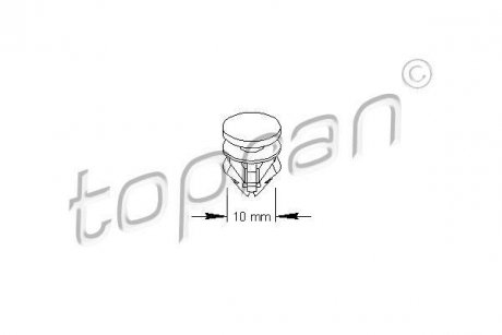 Пружинний затискач TOPRAN / HANS PRIES 111491