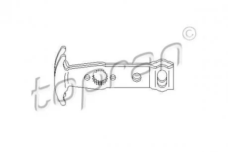 Element wybieraka skrzyni biegуw TOPRAN TOPRAN / HANS PRIES 111565