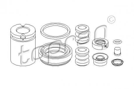 Ремкомплект суппорта тормозного TOPRAN TOPRAN / HANS PRIES 111689