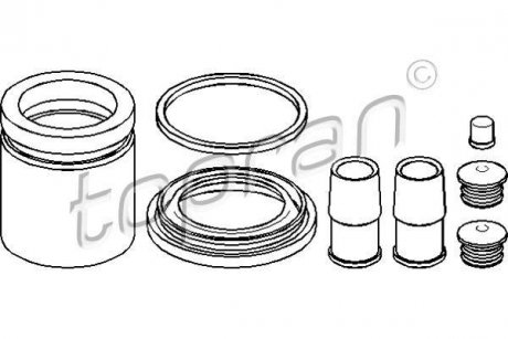 Ремкомплект супорта гальмівного TOPRAN TOPRAN / HANS PRIES 111691