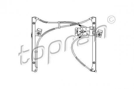 Стеклоподъемник TOPRAN / HANS PRIES 111707