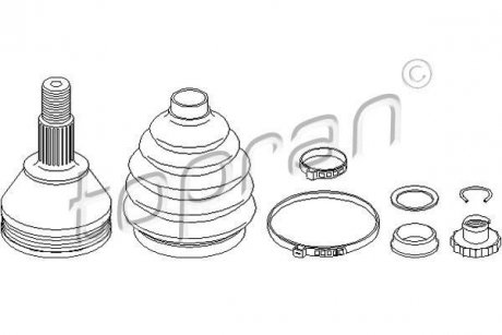Шрус приводний компл. TOPRAN TOPRAN / HANS PRIES 111723