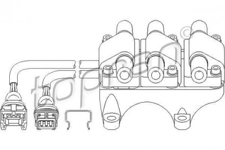 Котушка запалення TOPRAN TOPRAN / HANS PRIES 111749