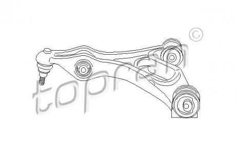 Важіль незалежної підвіски колеса TOPRAN / HANS PRIES 111992