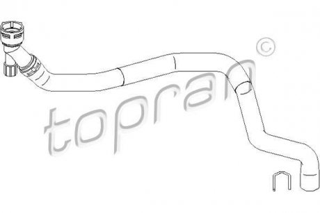 Патрубок системы охлаждения TOPRAN TOPRAN / HANS PRIES 112020