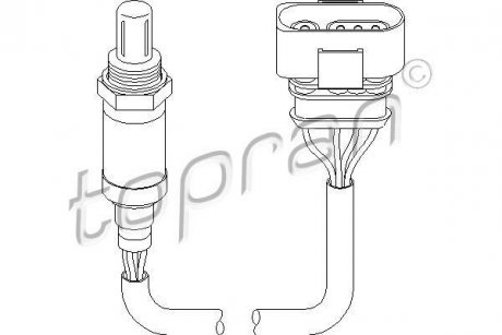 Лямбда-зонд TOPRAN TOPRAN / HANS PRIES 112108