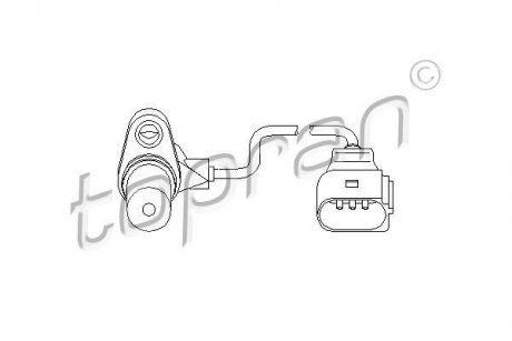 Датчик частоты вращения, управление двигателем TOPRAN TOPRAN / HANS PRIES 112109