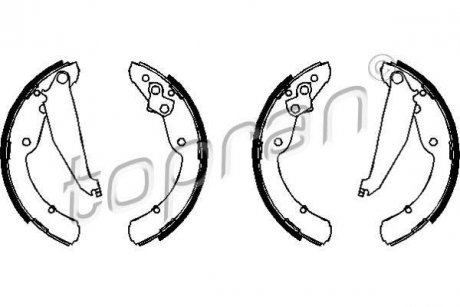 Тормозные колодки.) TOPRAN TOPRAN / HANS PRIES 112173